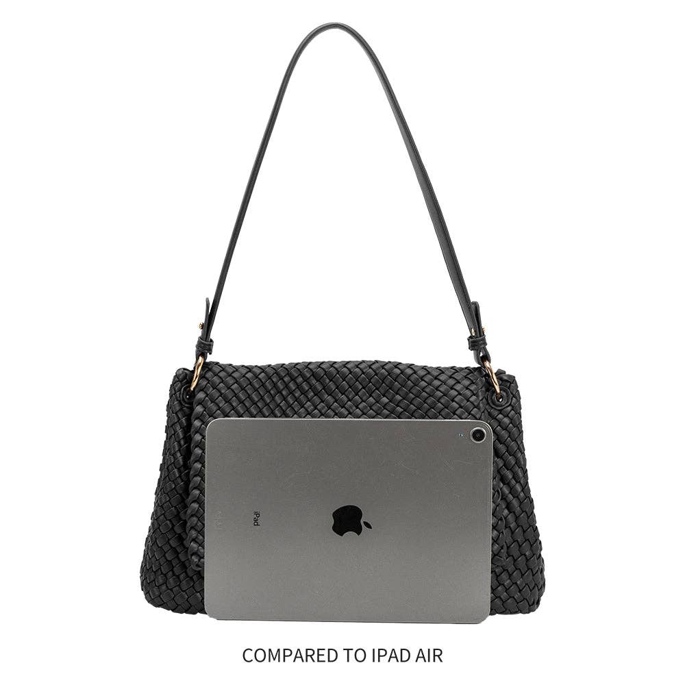 Melie Bianco  Natalia Olive recycelte vegane Schultertasche