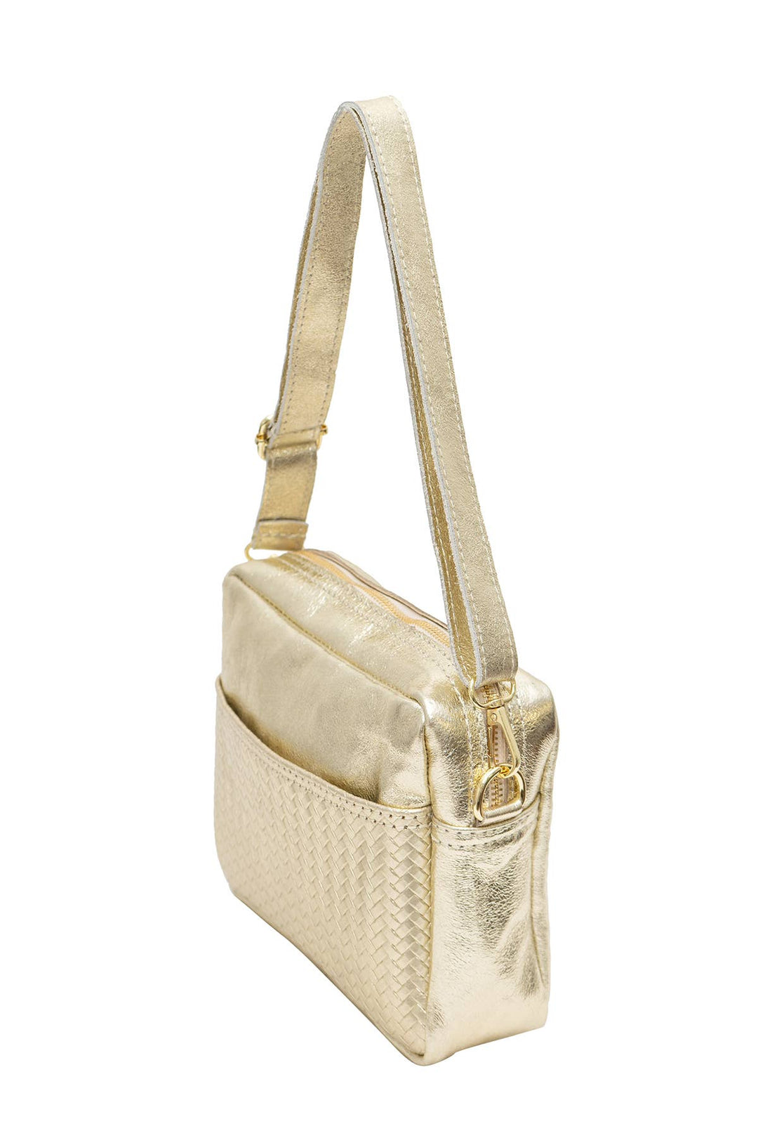 Tea Ledertasche Gold