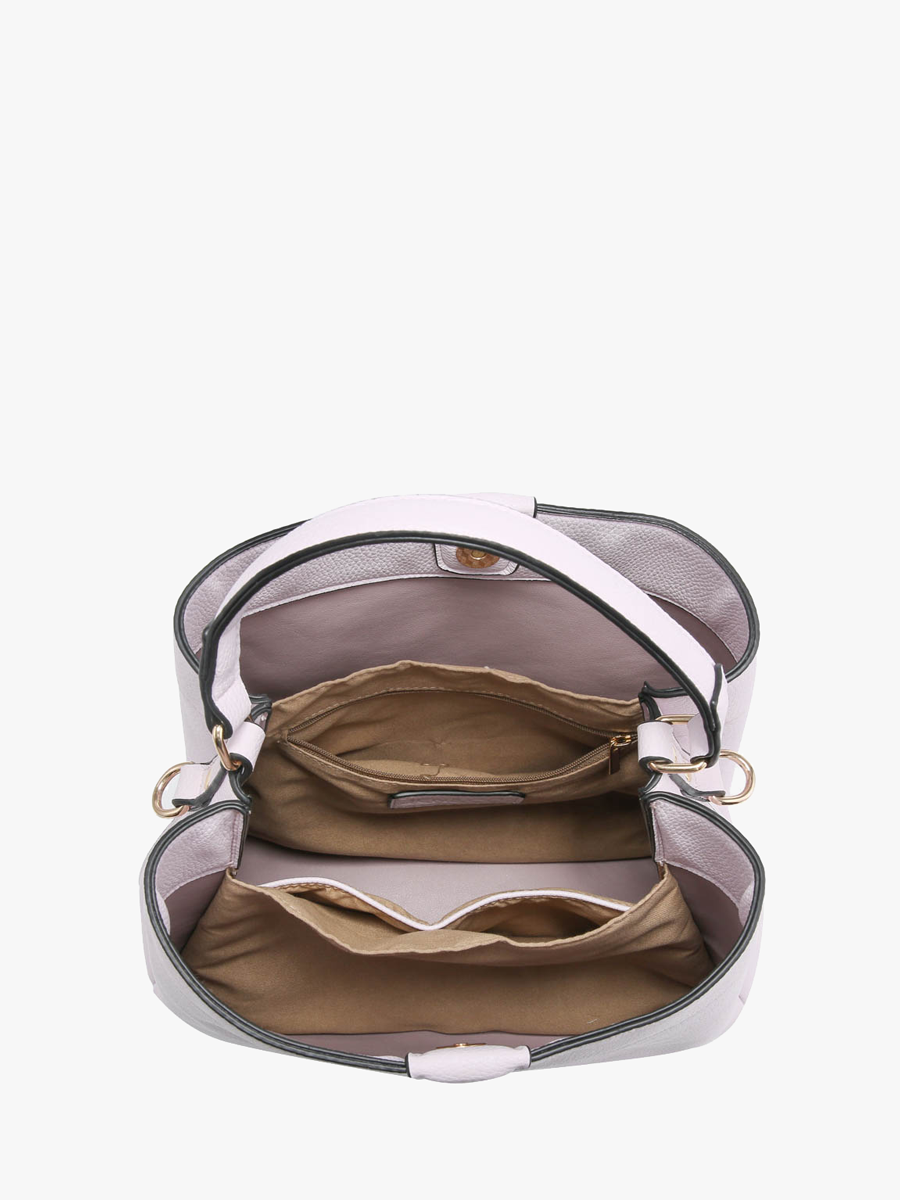 Tati Cheetah vegane Handtasche in Pfirsich-Beige