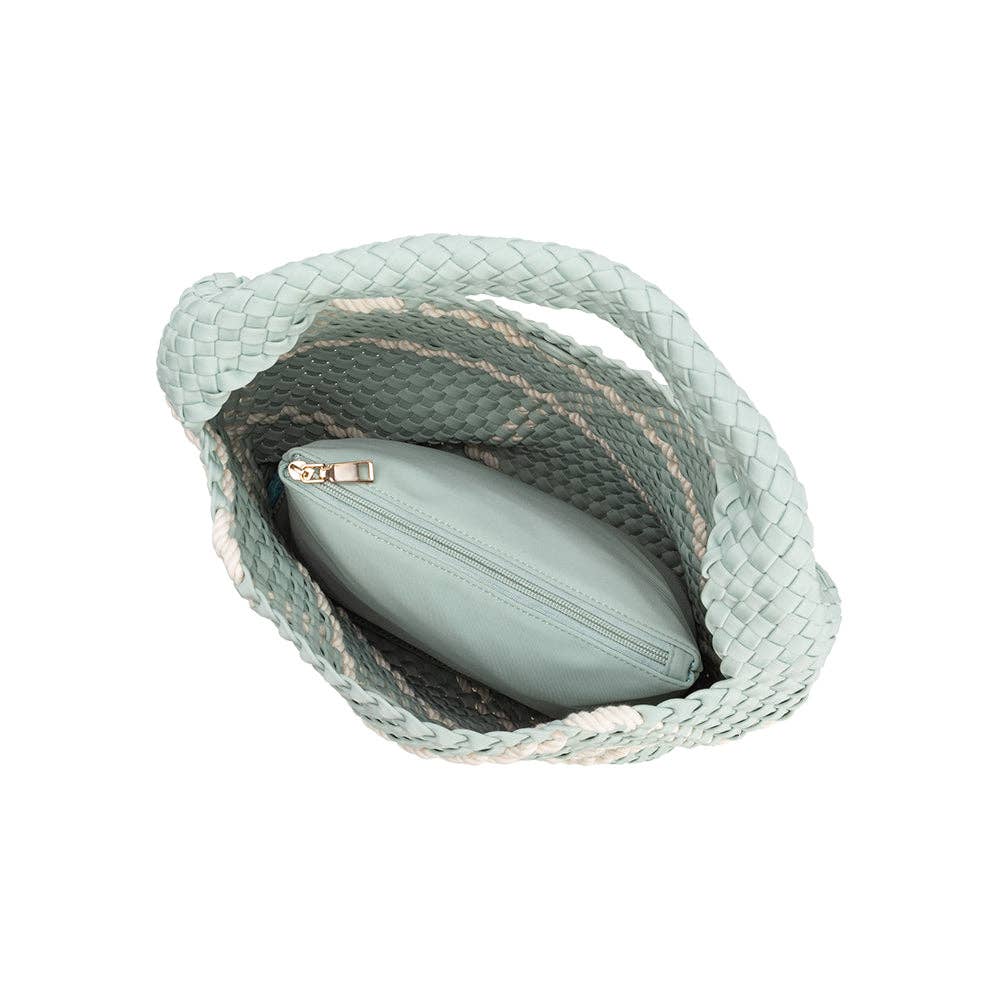 Melie Bianco Johanna Seafoam Nylon Schultertasche