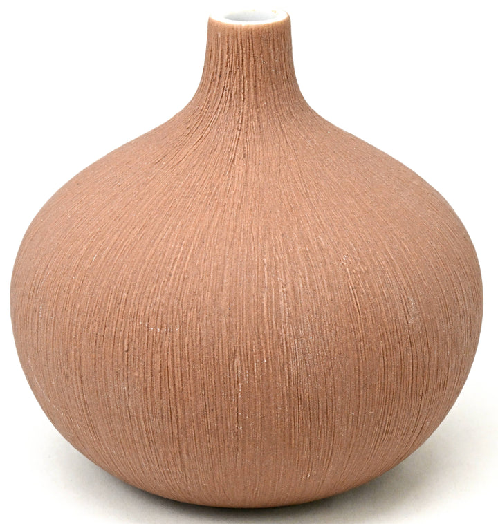 Small Terra Knospenvase aus Porzellankeramik