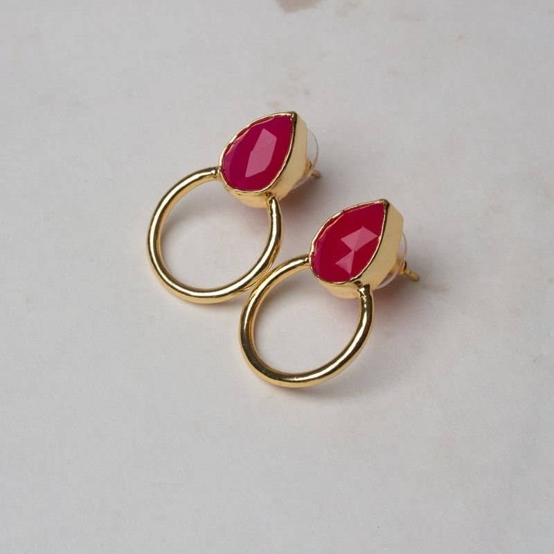 Mini Diwa Limited Edition Ohrringe Fuchsia