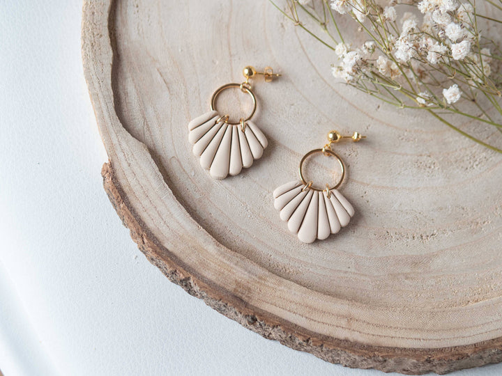 Cleo Ohrringe Beige
