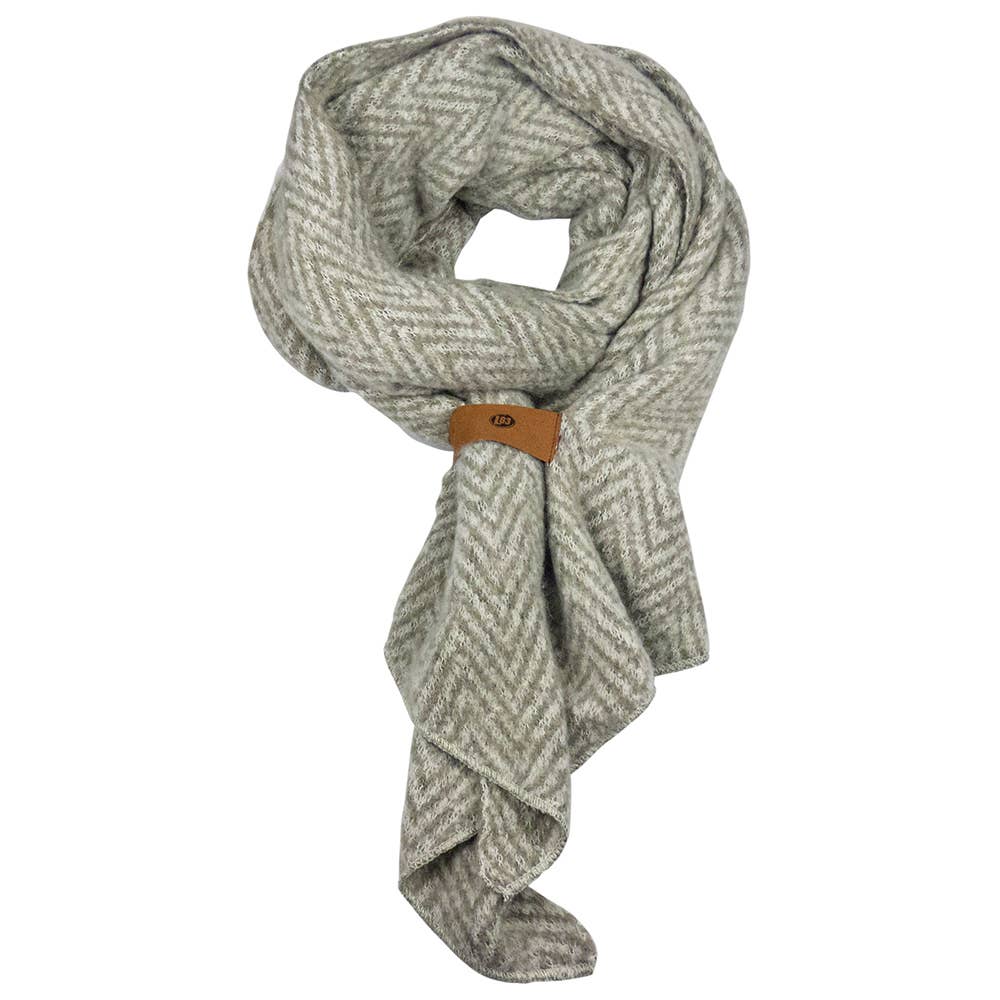 Schal Jet Grey