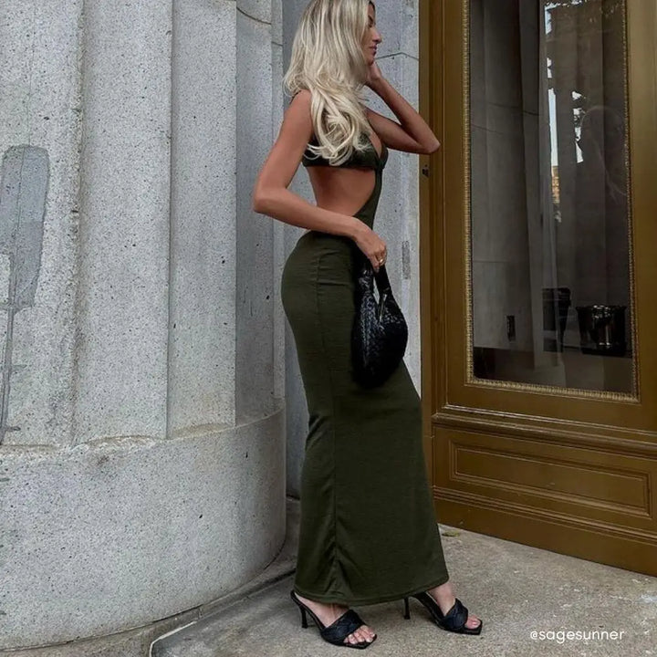 Kleine Drew Henkeltasche aus recyceltem veganem Material in Schwarz