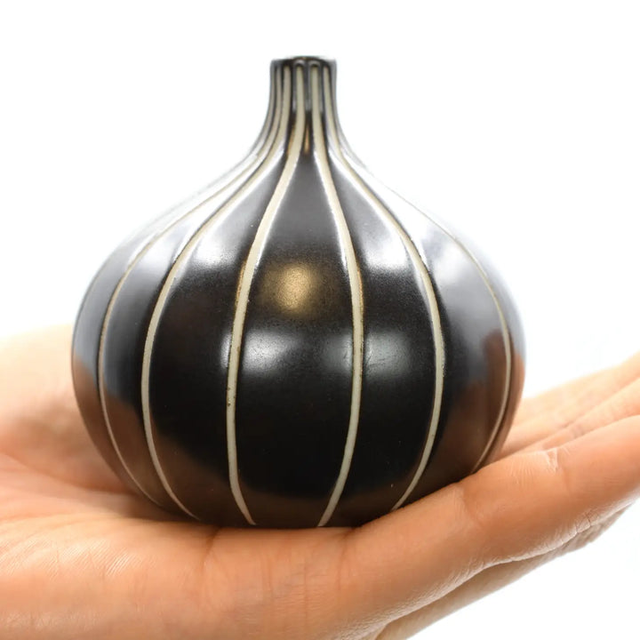 Mini Coffee Knospenvase aus Porzellankeramik
