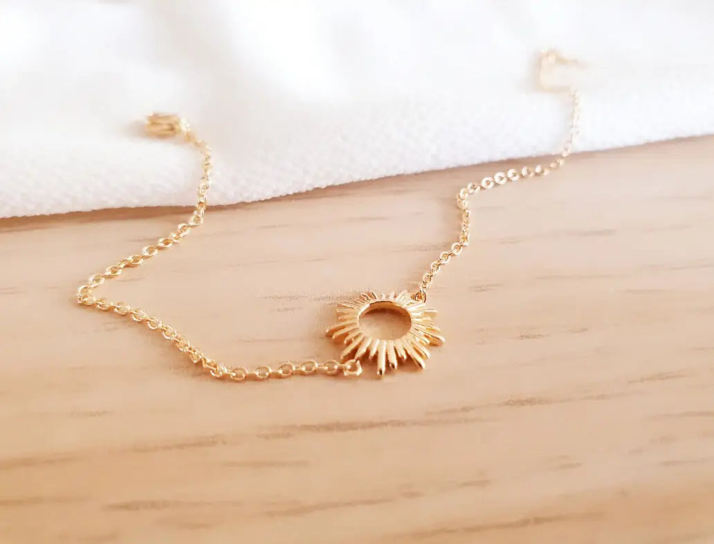 Vergoldetes „Sonnen“ -Armband