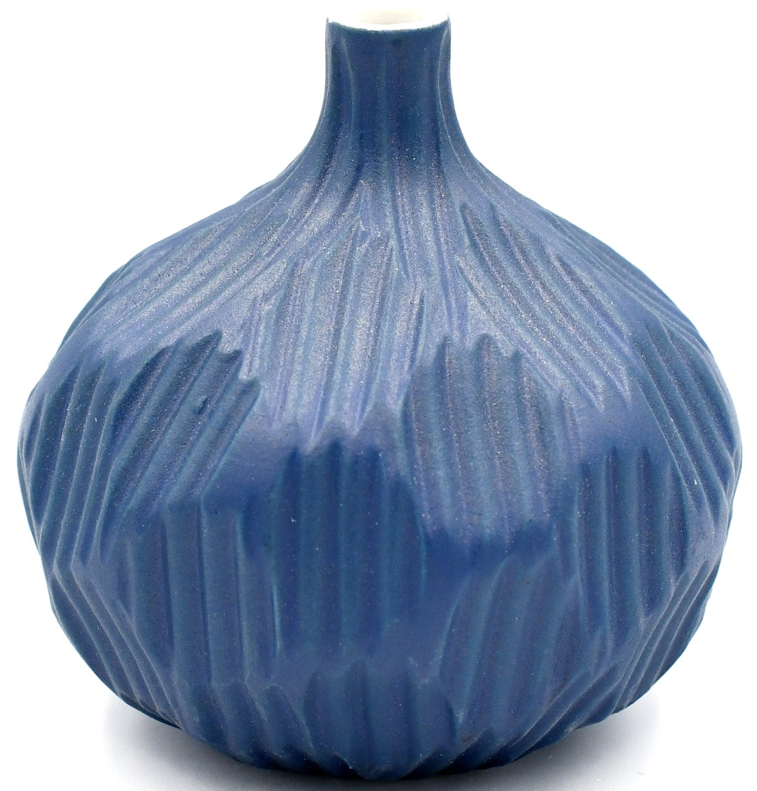 Mini Midnight Blue Knospenvase aus Porzellankeramik
