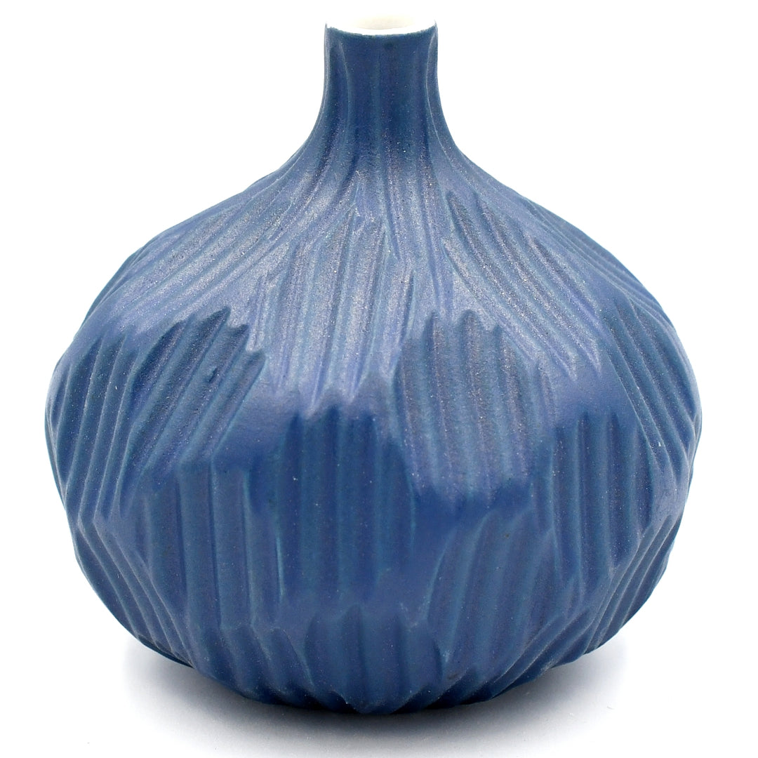 Mini Midnight Blue Knospenvase aus Porzellankeramik
